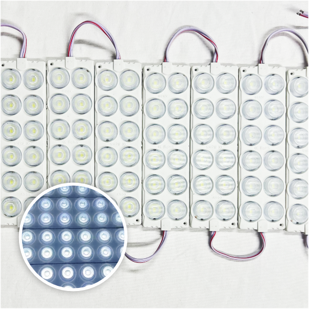 MODULO 12LED 13CM 12 WATTS 12V DC BLANCO