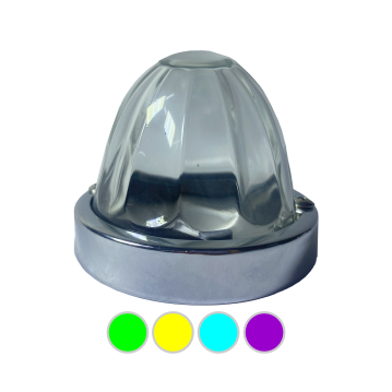 LUZ WATERMELON RGB DE VIDRIO TRANSPARENTE VERDE HIELO+AMARILLO+AZUL HIELO+MORADO ALTA POTENCIA DC 12-24V 2A