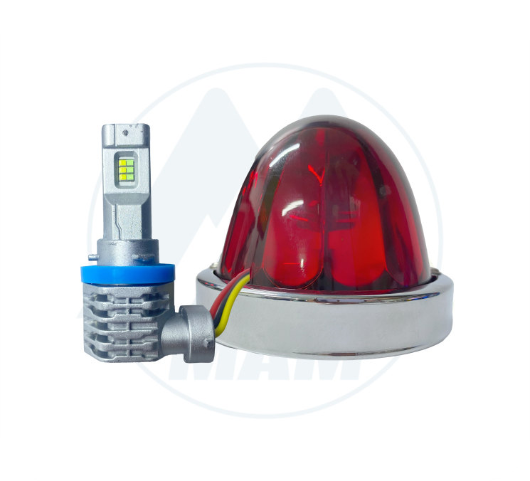 LUZ WATERMELON DE VIDRIO ROJO ALTA POTENCIA DC 12-24V 2A