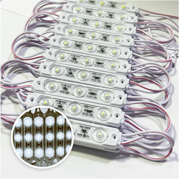 MODULO 3LED ALTA POTENCIA 6.5CM 5.4 WATTS BLANCO CALIDO 24V DC