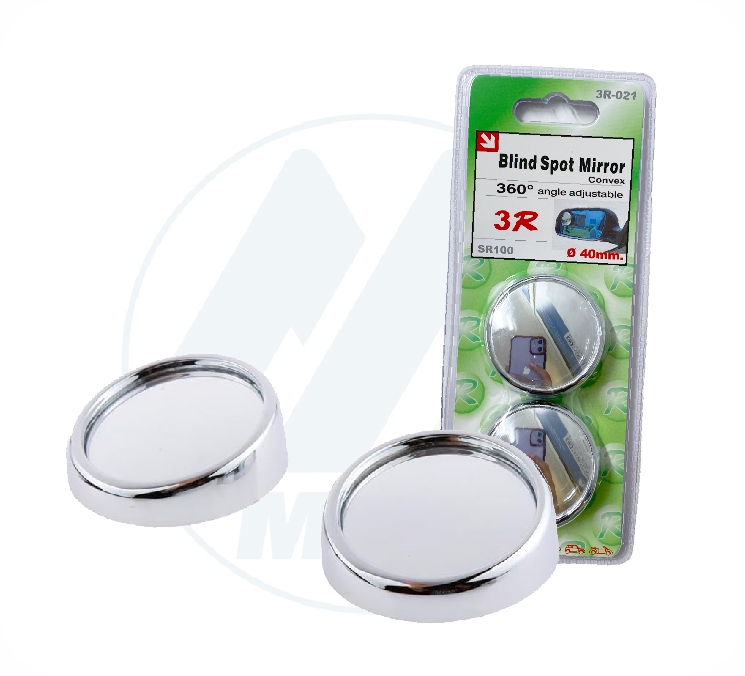 ESPEJO REDONDO CON BORDE DE PUNTO CIEGO ECUALIZABLE 40mm 2pcs