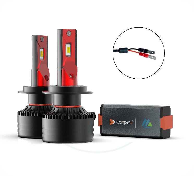 BOMBILLO LED 3SPRO CSP CAN-BUS DC 12-24V CAMALEON 50W H7