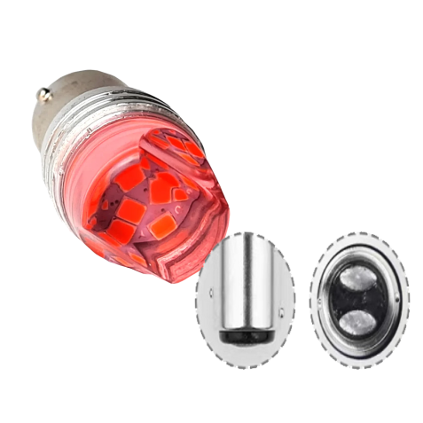 9 LED ACRILICO 1034 ROJO FIJO 12V