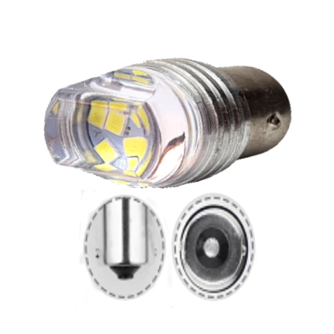 9 LED ACRILICO 1141 BLANCO FLASH 12V