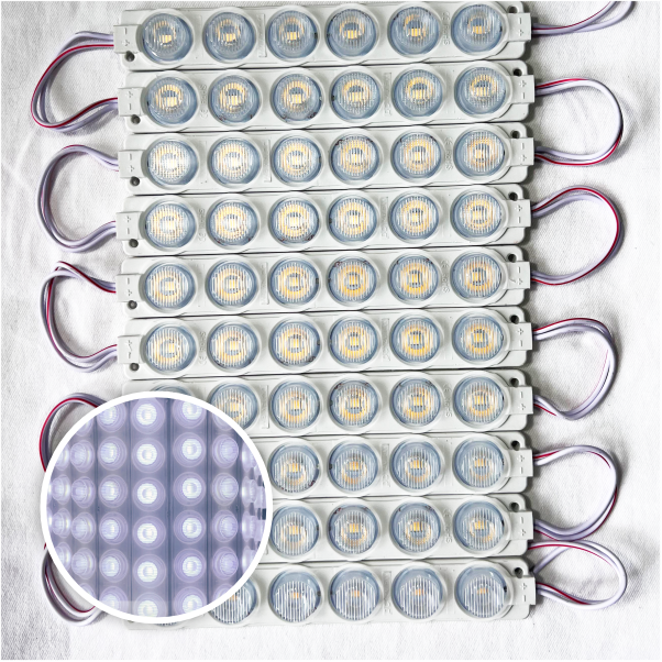 MODULO 6LED 13CM 6 WATTS 12V DC BLANCO CALIDO