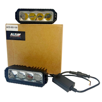 BARRA 4LED LUPA ALTA POTENCIA BLANCOAMARILLO DC 1