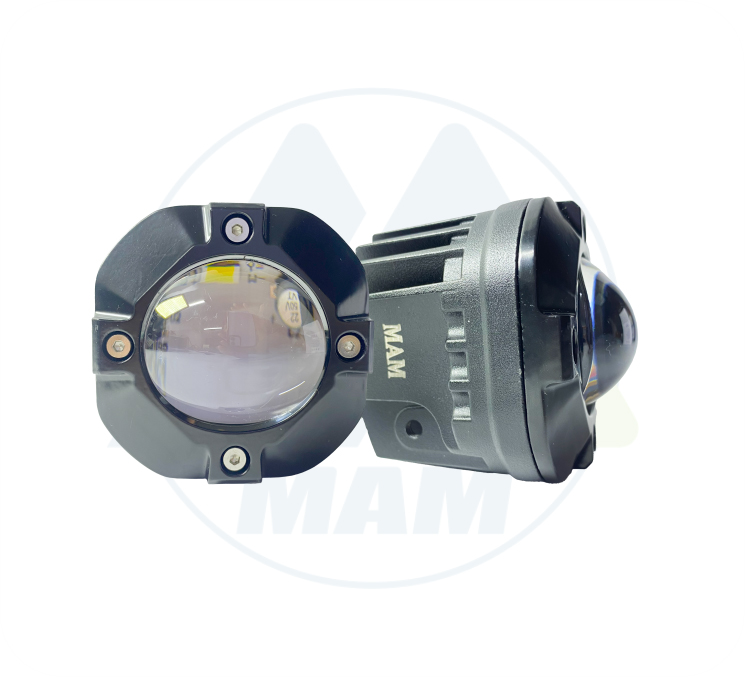 EXPLORADORA REDONDA 1LED 80*110*105MM BLANCOAMARILLO 9-80V 20W