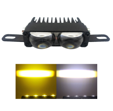 BARRA LASER PARA PARRILLA 2 LUPA BLANCOAMARILLO 9-80V CON BALASTRA