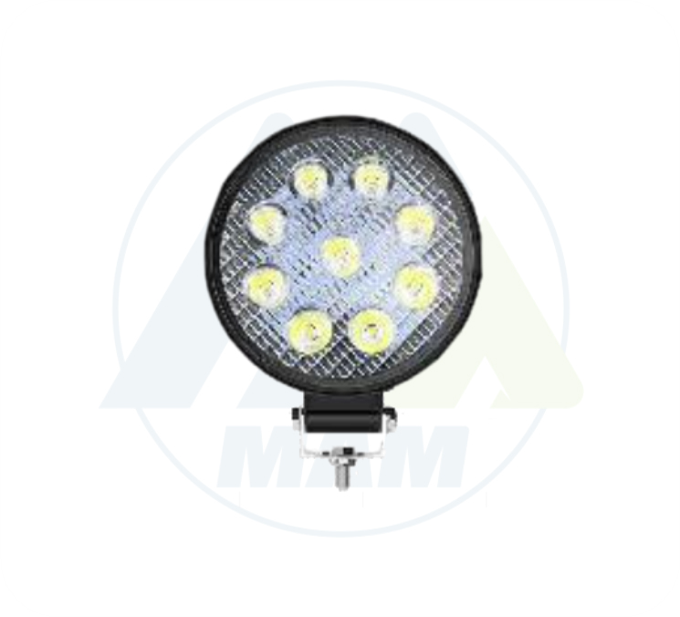 EXPLORADORA REDONDA 9 LED 110*110*25MM 9-36V 27W