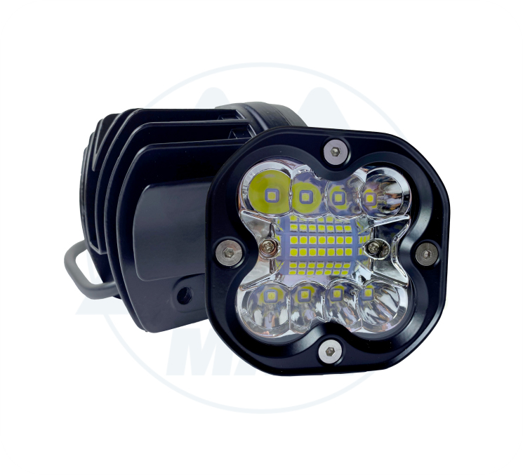 EXPLORADORA CUADRADA 65MM BLANCO 9-36V 66W