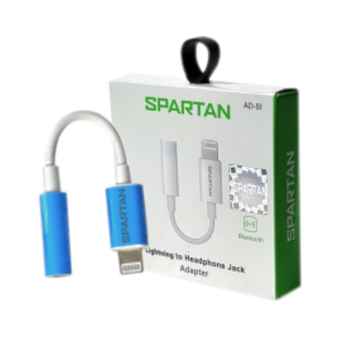 ADAPTADOR DE SONIDO SAPARTAN IPHONE A 1x1 AUXILIAR