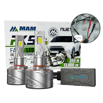 BOMBILLO LED FX5 CSP 180W 36500LM CAN-BUS 12-24V H1