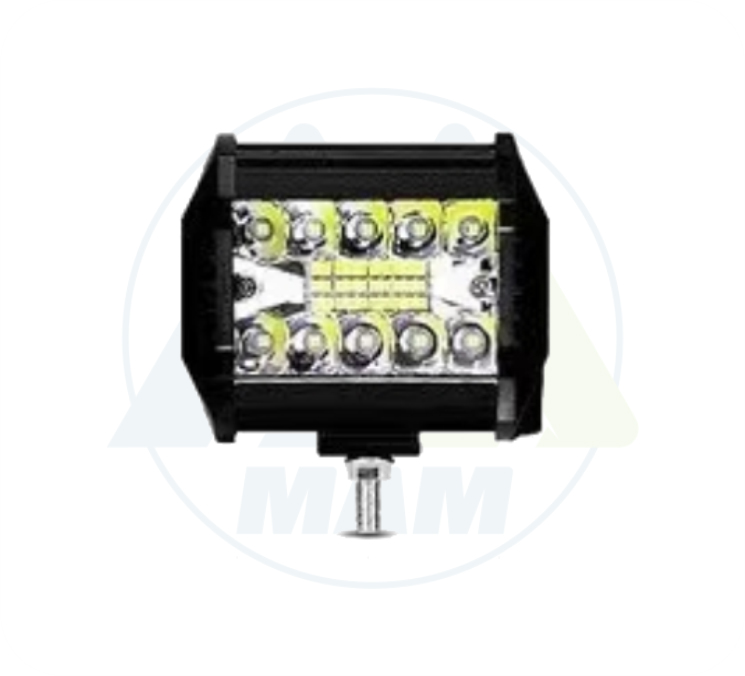 EXPLORADORA CUADRADA 60W BLANCO FIJO 9-36V