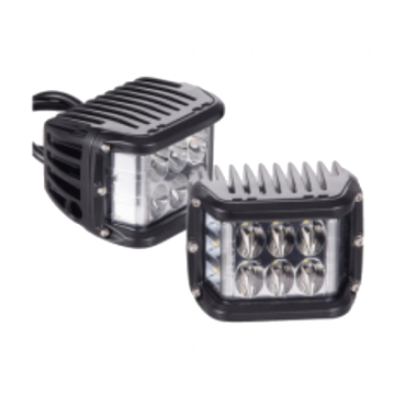 EXPLORADORA BLANCO + DRL ROJOAZUL FIJO+FLASH 9-30V 36W
