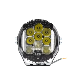 EXPLORADORA 7'' ECONOMICA 9 LED BLANCO 9-30V 50W