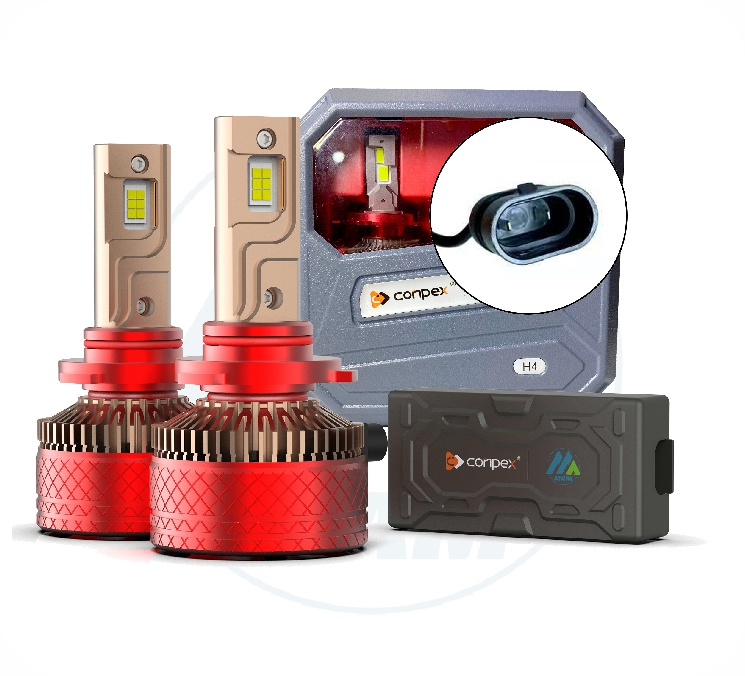 BOMBILLO LED K150 CSP TRIPLE HEATPIPE CAN-BUS DC 12-24V 150W 9005