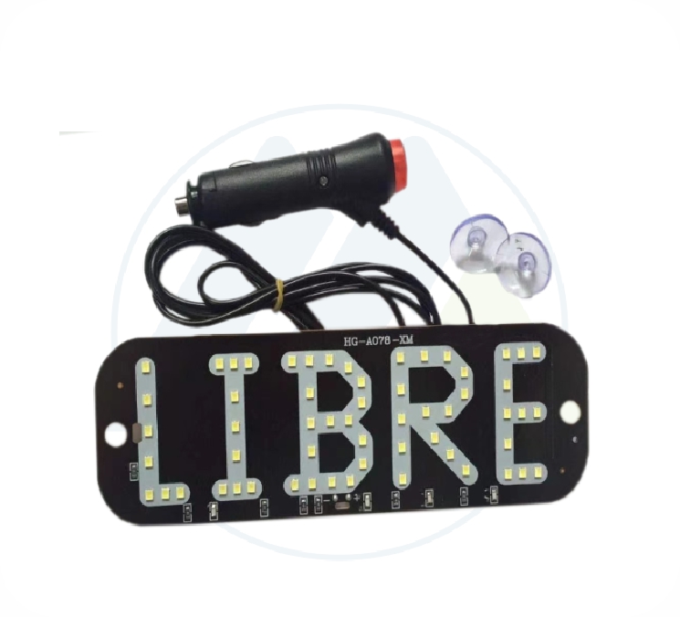 AVISO LIBRE VERDE 12V