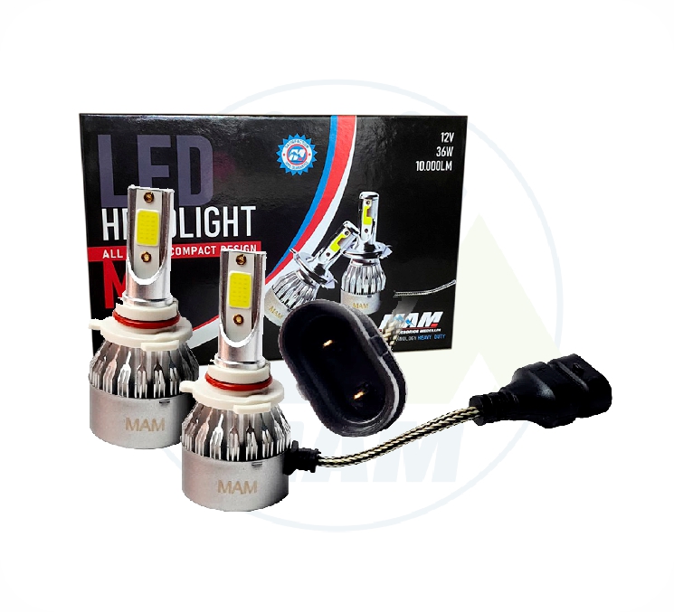 BOMBILLO M1 BLANCO 12V 36W 10.000LM 9005