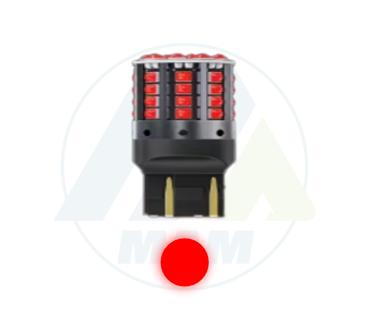 T20 44 LED CAN-BUS ROJO FIJO 12-80V