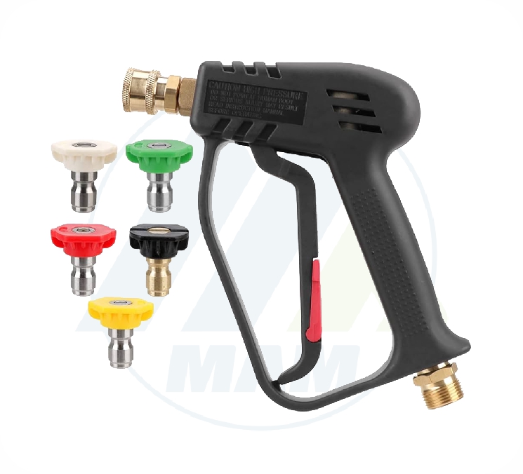 PISTOLA CORTA DE ALTA PRESION 4000psi 5 BOQUILLAS